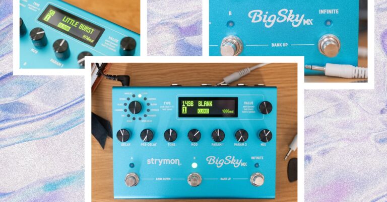 Strymon BigSky MX Reverb Pedal Reviewer Collage 072024 SOURCE Terrence Ox27Brien
