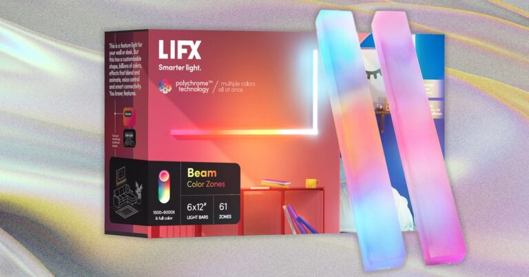 Lifx Beam Light Bar Abstract Background SOURCE Home Depot