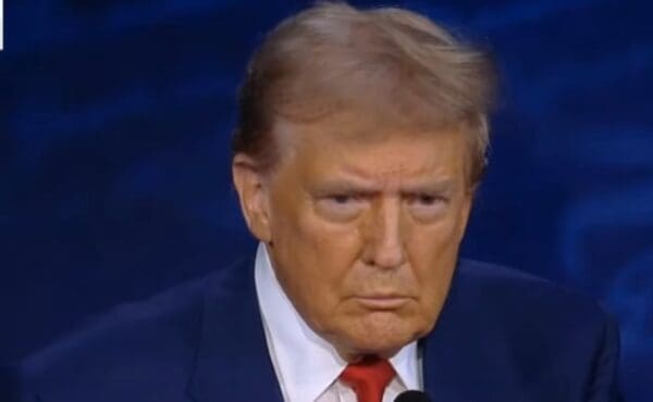 Trump glowering scaled