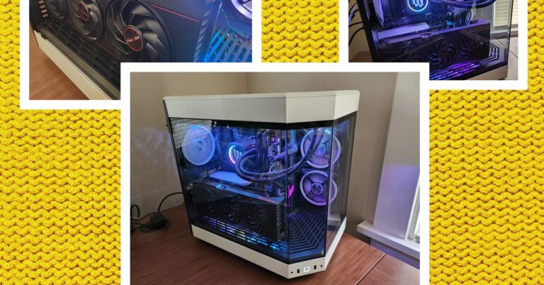 Hyte Y60 PC Case Reviewer Photo SOURCE Parker Hall