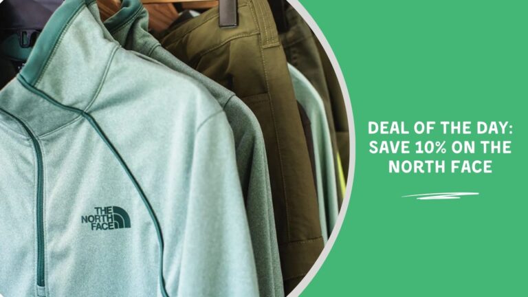 Deal of the Day Save 10 on The North Face